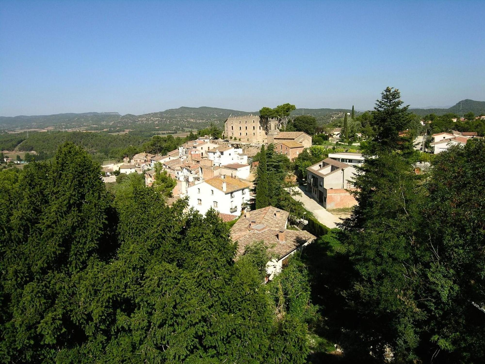 Castle Apartment For 5 People With Terrace La Torre de Claramunt Exterior foto